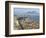 Mt. Vesuvius and View over Naples, Campania, Italy-Walter Bibikow-Framed Photographic Print