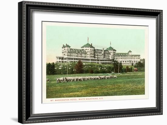 Mt. Washington Hotel, White Mountains, New Hampshire-null-Framed Art Print