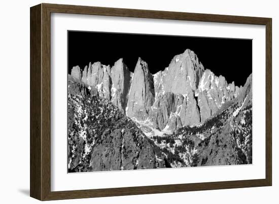 Mt Whitney BW-Douglas Taylor-Framed Photo