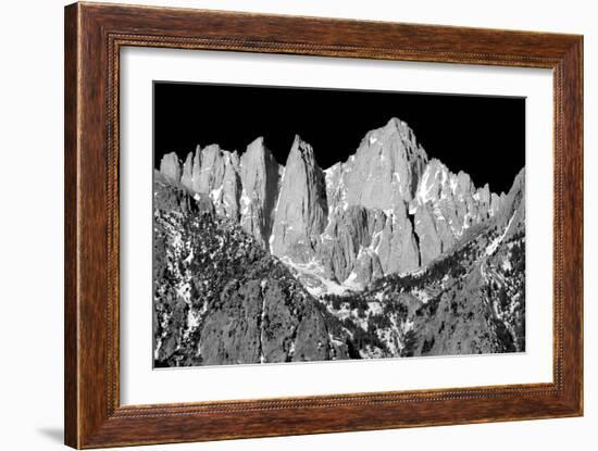 Mt Whitney BW-Douglas Taylor-Framed Photo