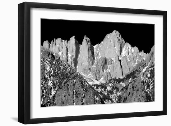 Mt Whitney BW-Douglas Taylor-Framed Photo