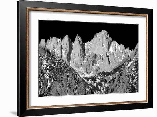 Mt Whitney BW-Douglas Taylor-Framed Photo