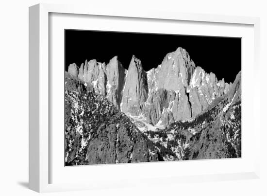 Mt Whitney BW-Douglas Taylor-Framed Photo