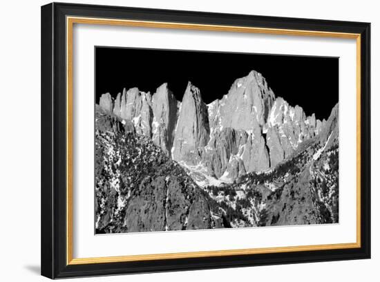 Mt Whitney BW-Douglas Taylor-Framed Photo