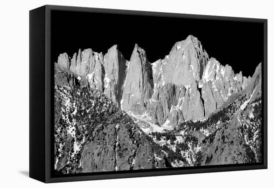 Mt Whitney BW-Douglas Taylor-Framed Stretched Canvas