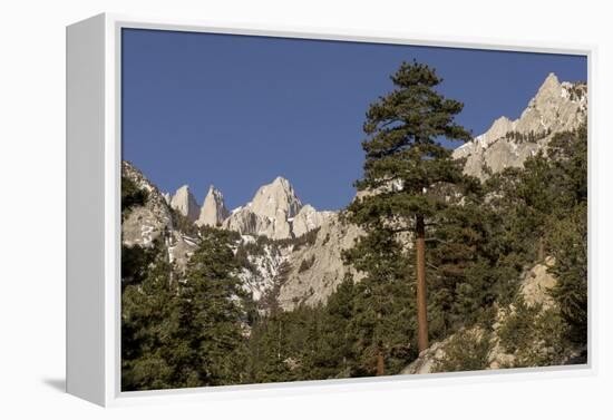 Mt. Whitney, Eastern Sierras, Lone Pine, California-Rob Sheppard-Framed Premier Image Canvas