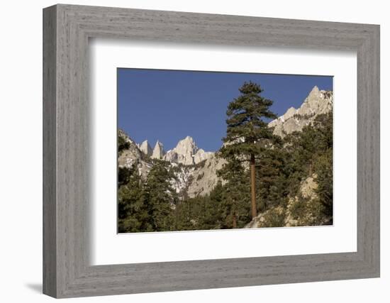 Mt. Whitney, Eastern Sierras, Lone Pine, California-Rob Sheppard-Framed Photographic Print