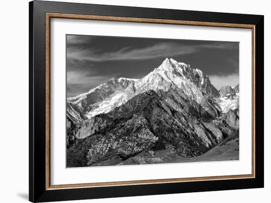 Mt Williamson I BW-Douglas Taylor-Framed Photo