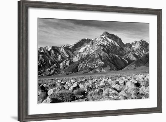 Mt Williamson II BW-Douglas Taylor-Framed Photo