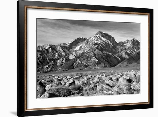 Mt Williamson II BW-Douglas Taylor-Framed Photo