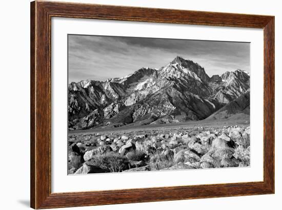 Mt Williamson II BW-Douglas Taylor-Framed Photo