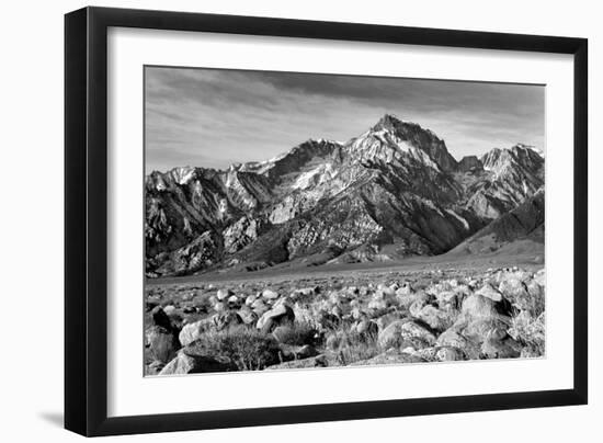 Mt Williamson II BW-Douglas Taylor-Framed Photo