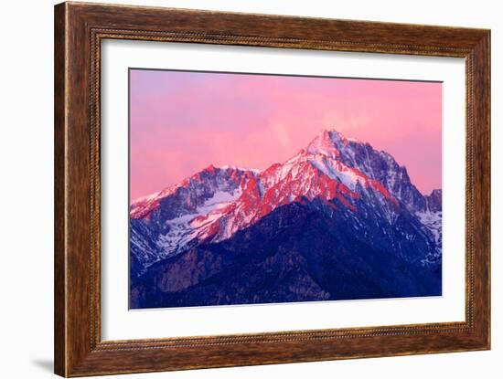 Mt Williamson Sunrise-Douglas Taylor-Framed Photo