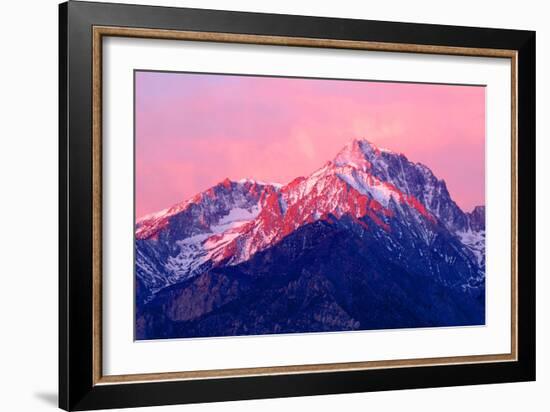 Mt Williamson Sunrise-Douglas Taylor-Framed Photo
