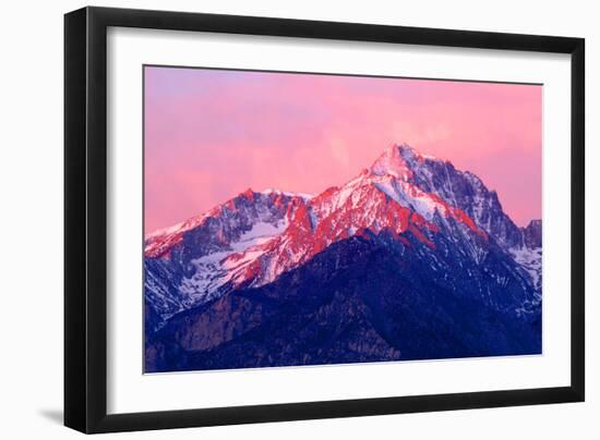 Mt Williamson Sunrise-Douglas Taylor-Framed Photo