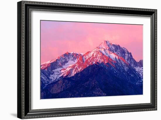 Mt Williamson Sunrise-Douglas Taylor-Framed Photo