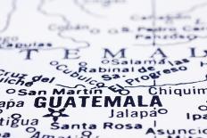 Close Up Of Guatemala On Map-mtkang-Art Print