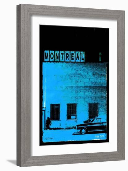 MTL Vice City - Blue-Pascal Normand-Framed Art Print