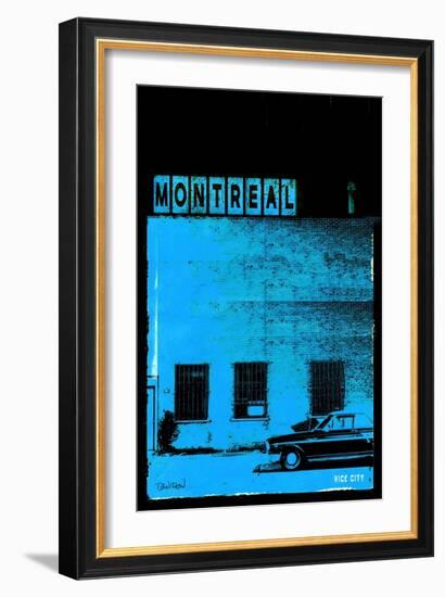 MTL Vice City - Blue-Pascal Normand-Framed Art Print