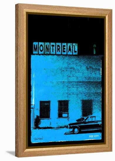 MTL Vice City - Blue-Pascal Normand-Framed Stretched Canvas
