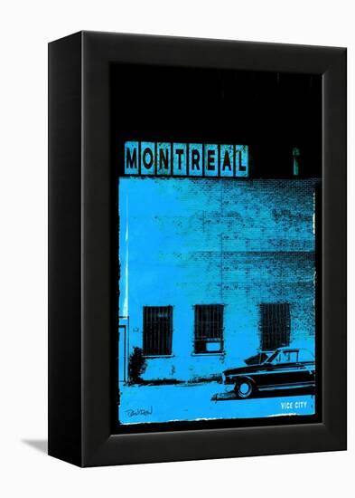 MTL Vice City - Blue-Pascal Normand-Framed Stretched Canvas