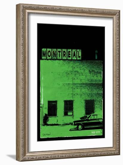 MTL Vice City - Green-Pascal Normand-Framed Art Print