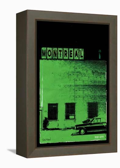 MTL Vice City - Green-Pascal Normand-Framed Stretched Canvas