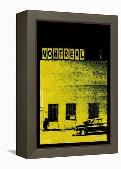 MTL Vice City - Yellow-Pascal Normand-Framed Stretched Canvas