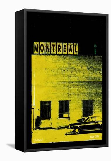 MTL Vice City - Yellow-Pascal Normand-Framed Stretched Canvas