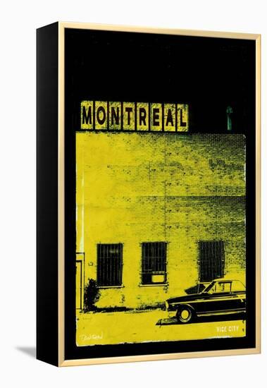 MTL Vice City - Yellow-Pascal Normand-Framed Stretched Canvas