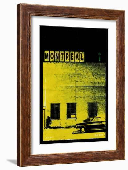 MTL Vice City - Yellow-Pascal Normand-Framed Art Print