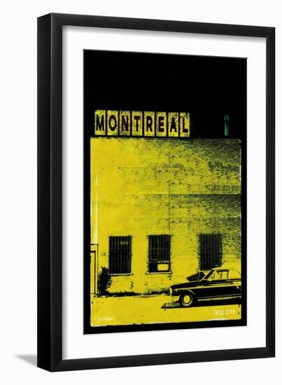 MTL Vice City - Yellow-Pascal Normand-Framed Art Print