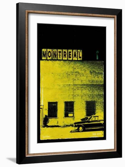 MTL Vice City - Yellow-Pascal Normand-Framed Art Print