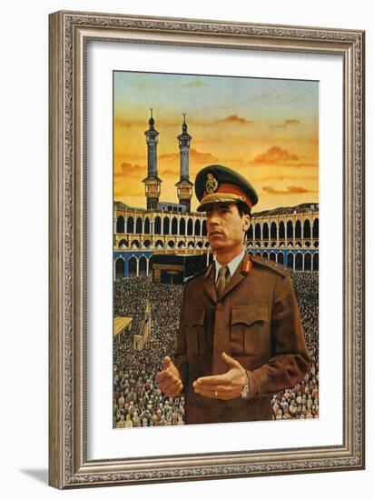 Muammar Gaddafi-null-Framed Giclee Print