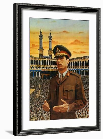 Muammar Gaddafi-null-Framed Giclee Print