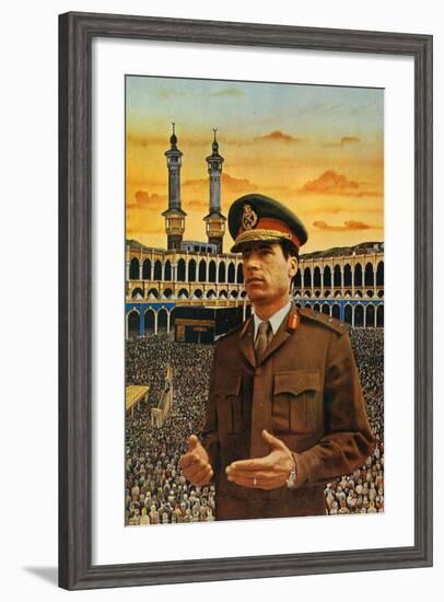 Muammar Gaddafi-null-Framed Giclee Print