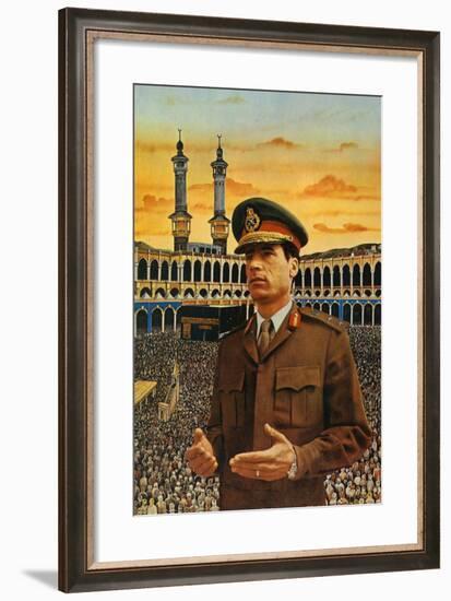 Muammar Gaddafi-null-Framed Giclee Print