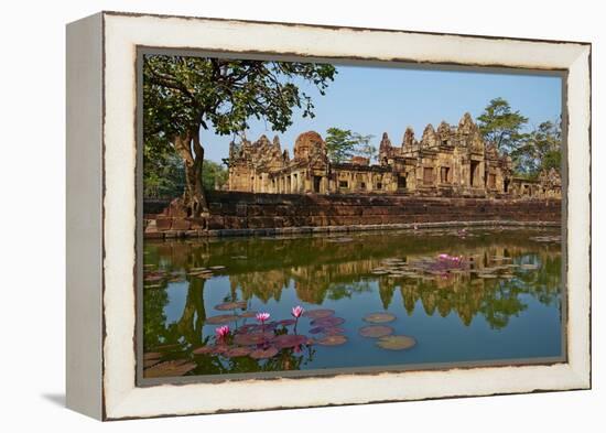 Muang Tham Temple, Khmer Temple from Period and Style of Angkor, Buriram Province, Thailand-null-Framed Premier Image Canvas