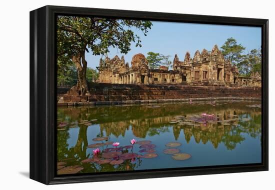 Muang Tham Temple, Khmer Temple from Period and Style of Angkor, Buriram Province, Thailand-null-Framed Premier Image Canvas