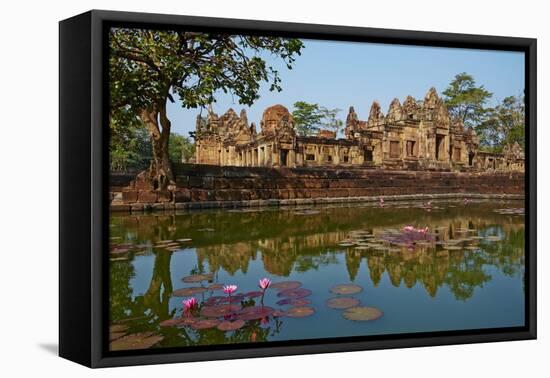Muang Tham Temple, Khmer Temple from Period and Style of Angkor, Buriram Province, Thailand-null-Framed Premier Image Canvas