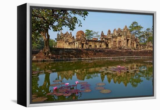 Muang Tham Temple, Khmer Temple from Period and Style of Angkor, Buriram Province, Thailand-null-Framed Premier Image Canvas