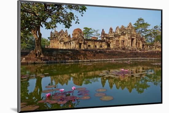 Muang Tham Temple, Khmer Temple from Period and Style of Angkor, Buriram Province, Thailand-null-Mounted Photographic Print