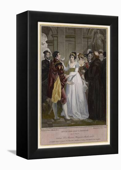 Much Ado About Nothing, Antonio Hero and Beatrice-Fittler-Framed Stretched Canvas