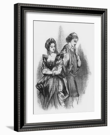 Much Ado about Nothing by William Shakaespeare-John Gilbert-Framed Giclee Print