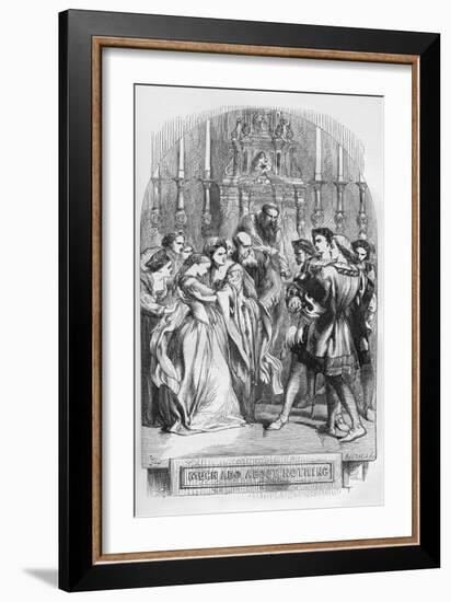 Much Ado about Nothing by William Shakaespeare-John Gilbert-Framed Giclee Print