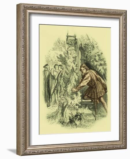 Much Ado about Nothing by William Shakespeare-John Gilbert-Framed Giclee Print