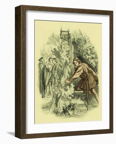 Much Ado about Nothing by William Shakespeare-John Gilbert-Framed Giclee Print