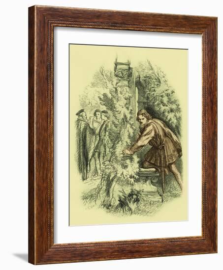 Much Ado about Nothing by William Shakespeare-John Gilbert-Framed Giclee Print