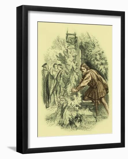 Much Ado about Nothing by William Shakespeare-John Gilbert-Framed Giclee Print