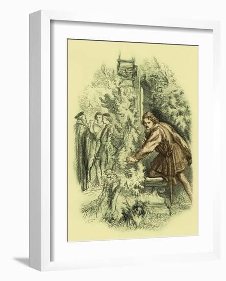 Much Ado about Nothing by William Shakespeare-John Gilbert-Framed Giclee Print